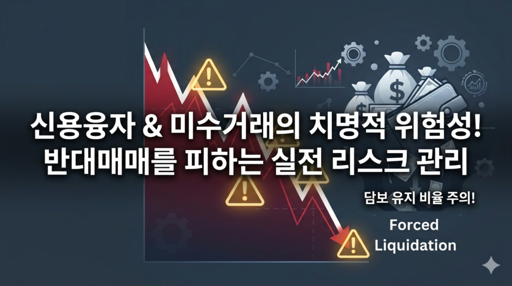 신용융자와 미수거래의 치명적 위험성 및 주식 반대매매 기준 피하는 법 안내 썸네일 이미지