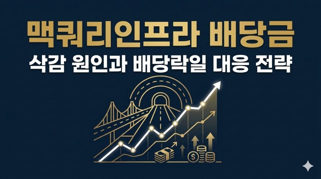 맥쿼리인프라 배당금 분배금 삭감 원인 분석 및 배당락일 대응 자산 배분 절세 투자 전략 인포그래픽 썸네일
